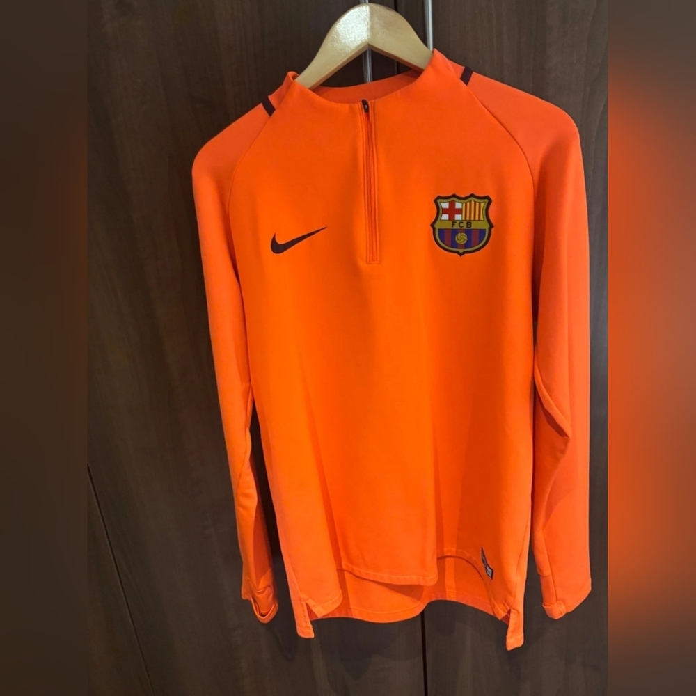 Nike Orange FC Barcelona Training Top